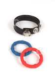 3 WAY COCK SET BLACK Cock Rings