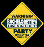 Bachelorette Final Fling Door Sign Party Supplies